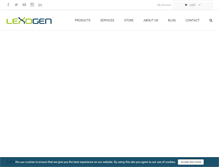 Tablet Screenshot of lexogen.com